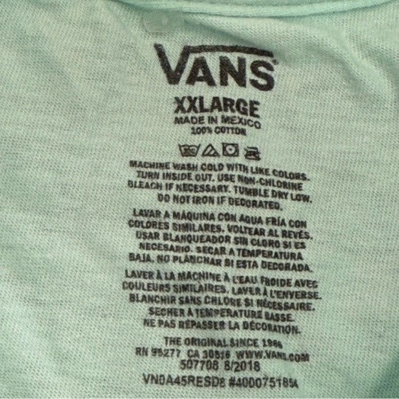 Vans T-Shirts Lot Of 3 New with Tags Classic Drop V Skater Men’s XXL - Picture 3 of 10